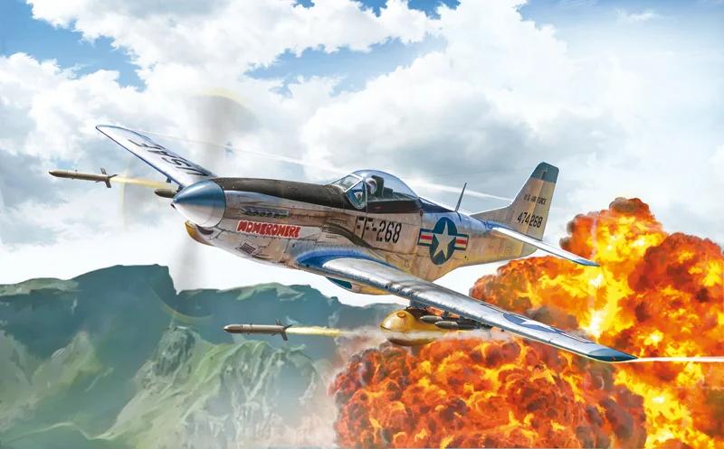Italeri 1/72 F-51D Korean War Model Kit — official product photo 1