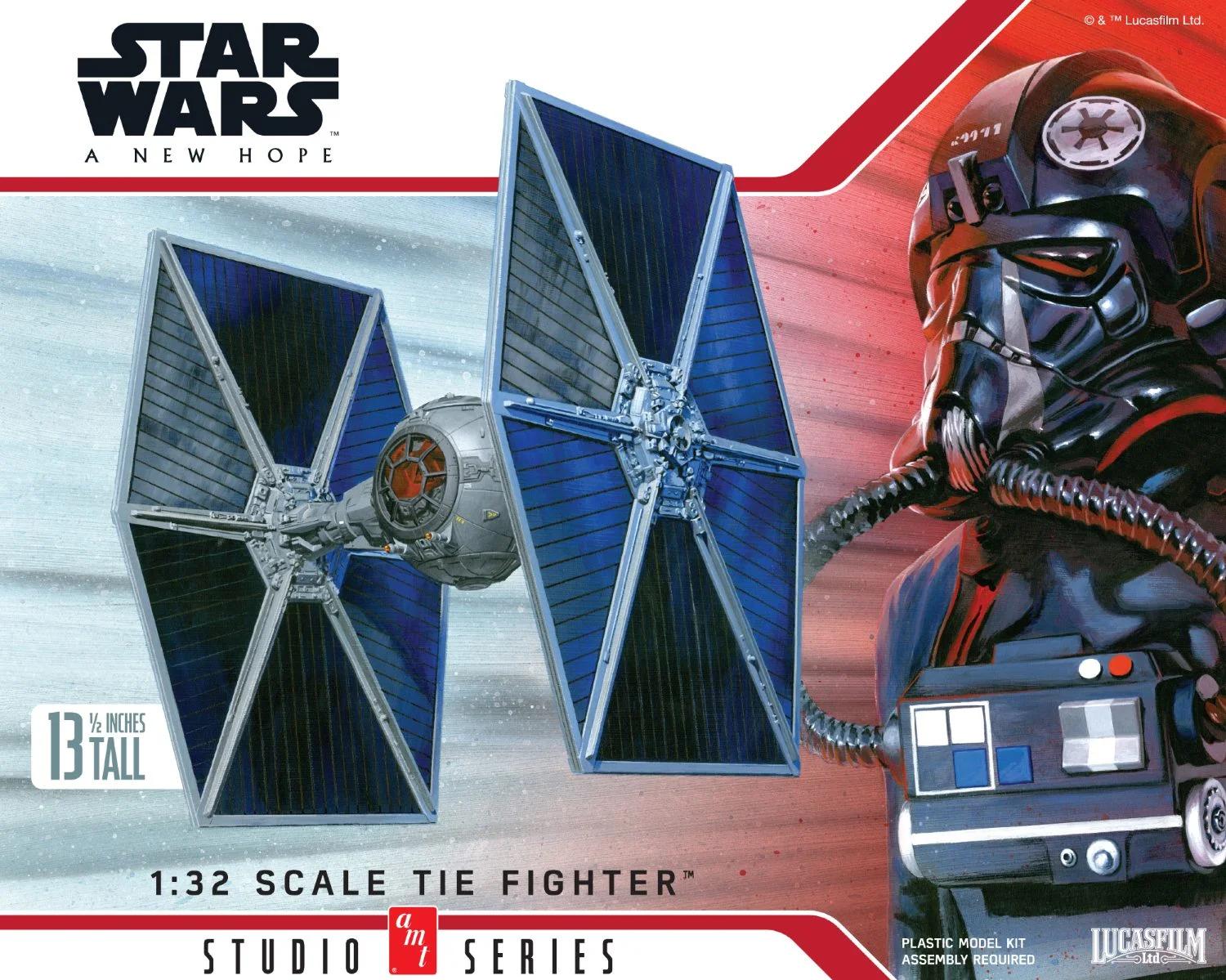 AMT 1/32 Star Wars New Hope Tie Fighter Model Kit — official product photo 1