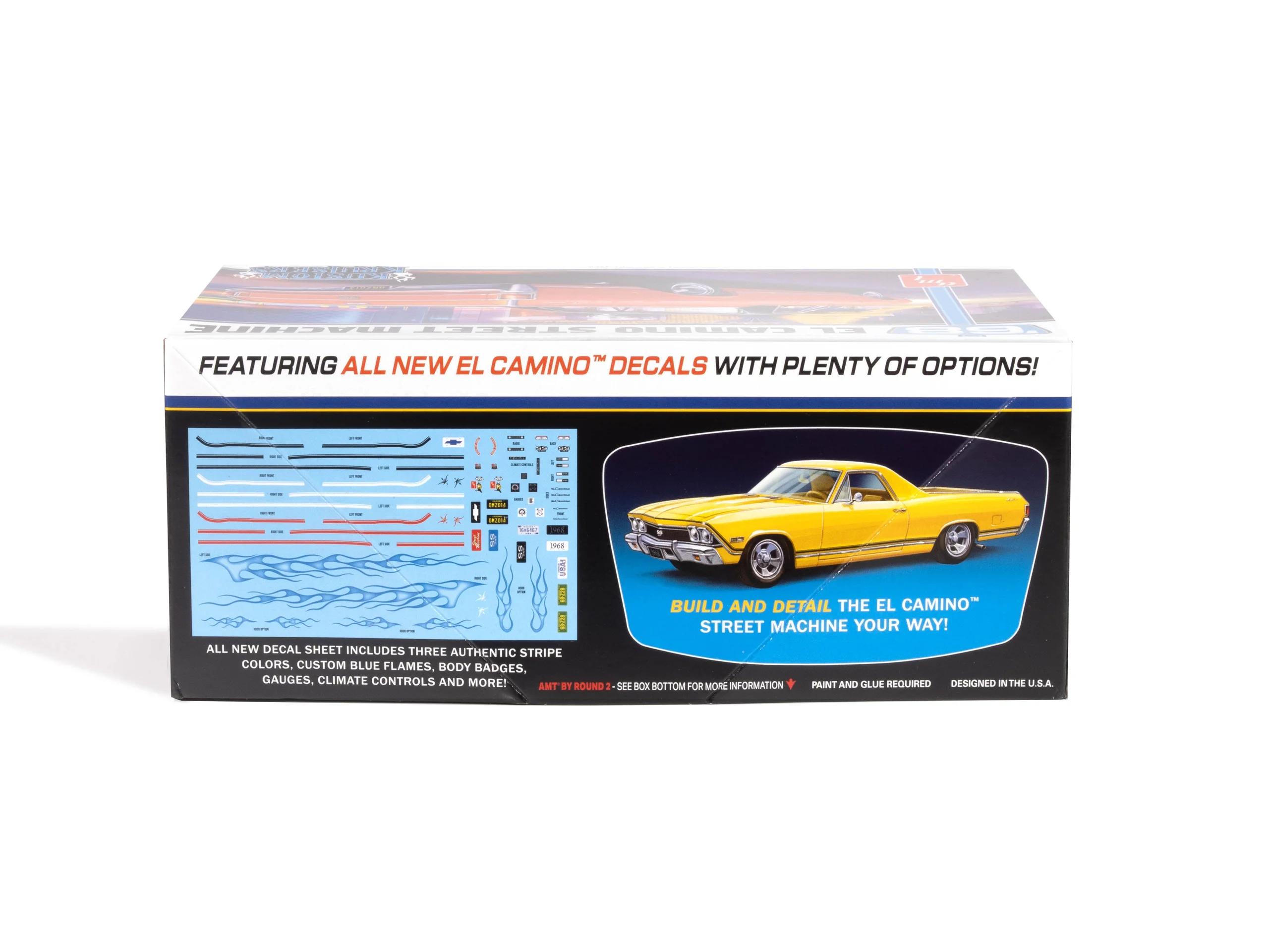 AMT 1/25 68 Chevy El Camino Street Machine Model Kit — official product photo 4