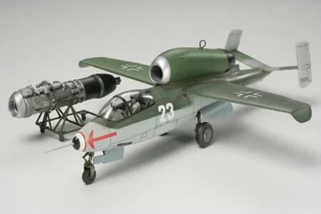 Tamiya 1/48 He162-a2 Salamander Model Kit — box art