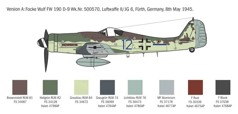 Italeri 1/72 FW-190D-9 Dora Model Kit — official product photo 4