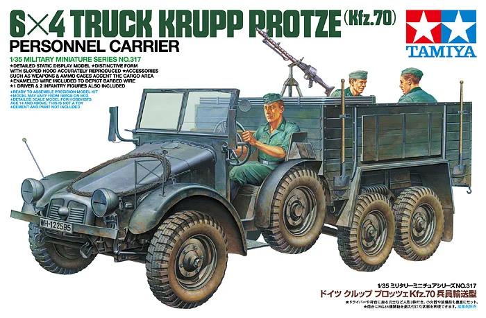 Tamiya Ger 6x4 Truck Krupp Protze 35 Model Kit — official product photo 1