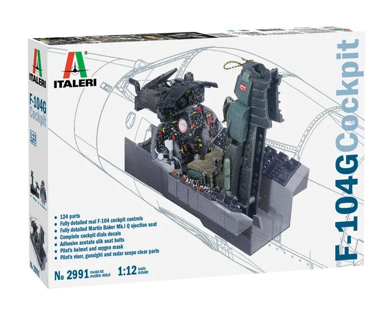 Italeri 1/12 F-104G Cockpit Model Kit — official product photo 2