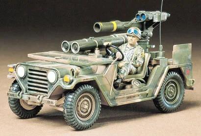 Tamiya 1/35 M151a2 W Tow Launcher Model Kit — box art