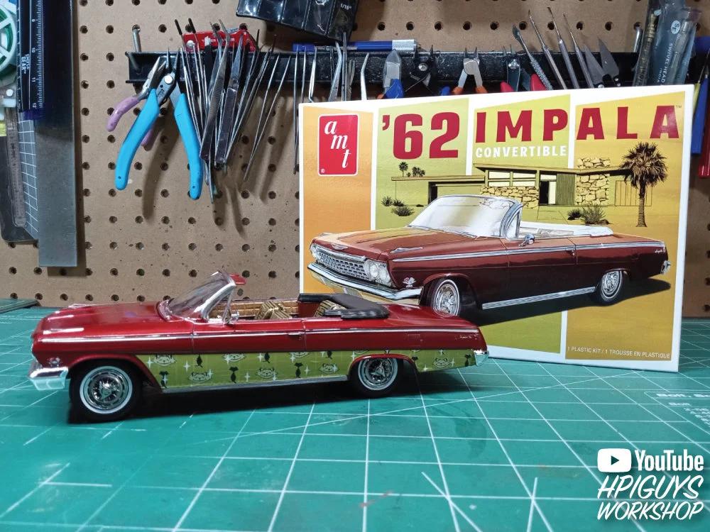 AMT 1/25 62 Chevy Impala Convertible Model Kit — official product photo 6