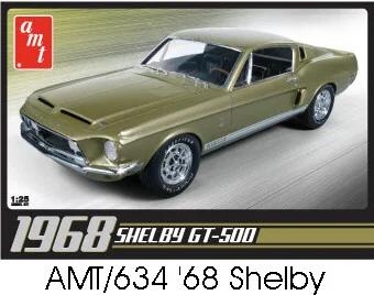 AMT 1/25 1968 Shelby Gt500 Model Kit — box art