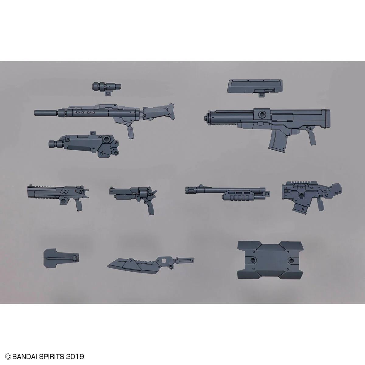 Bandai 1/144 30MM Customize Military Weapons Model Kit — official product photo 1