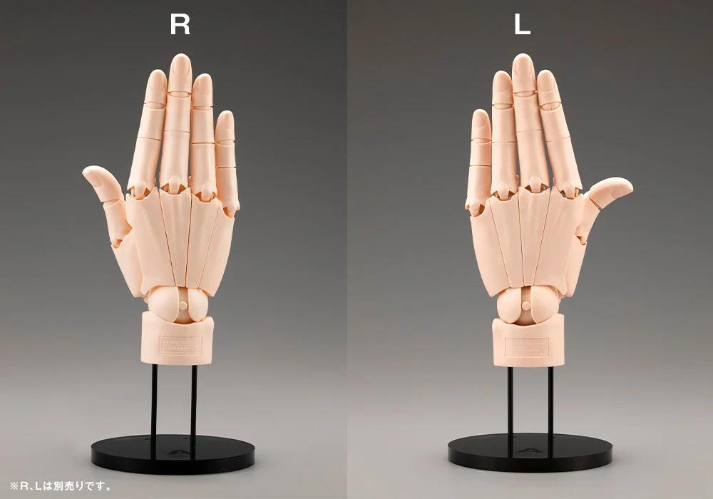 Kotobukiya Artist Support Item Hand Model/L -Pale Orange- — official product photo 1