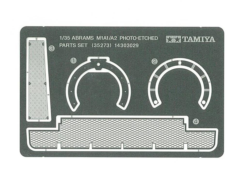 Tamiya US M1a1 A2 Photo Etched Parts Model Kit — official product photo 1