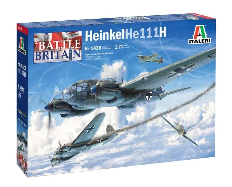 Italeri 1/72 Heinkel He-111h Model Kit — box art