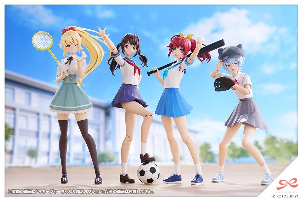 Sousai Shojo Teien Club Manager & Sporting Goods 1/10 Scale Model Kit — official product photo 5
