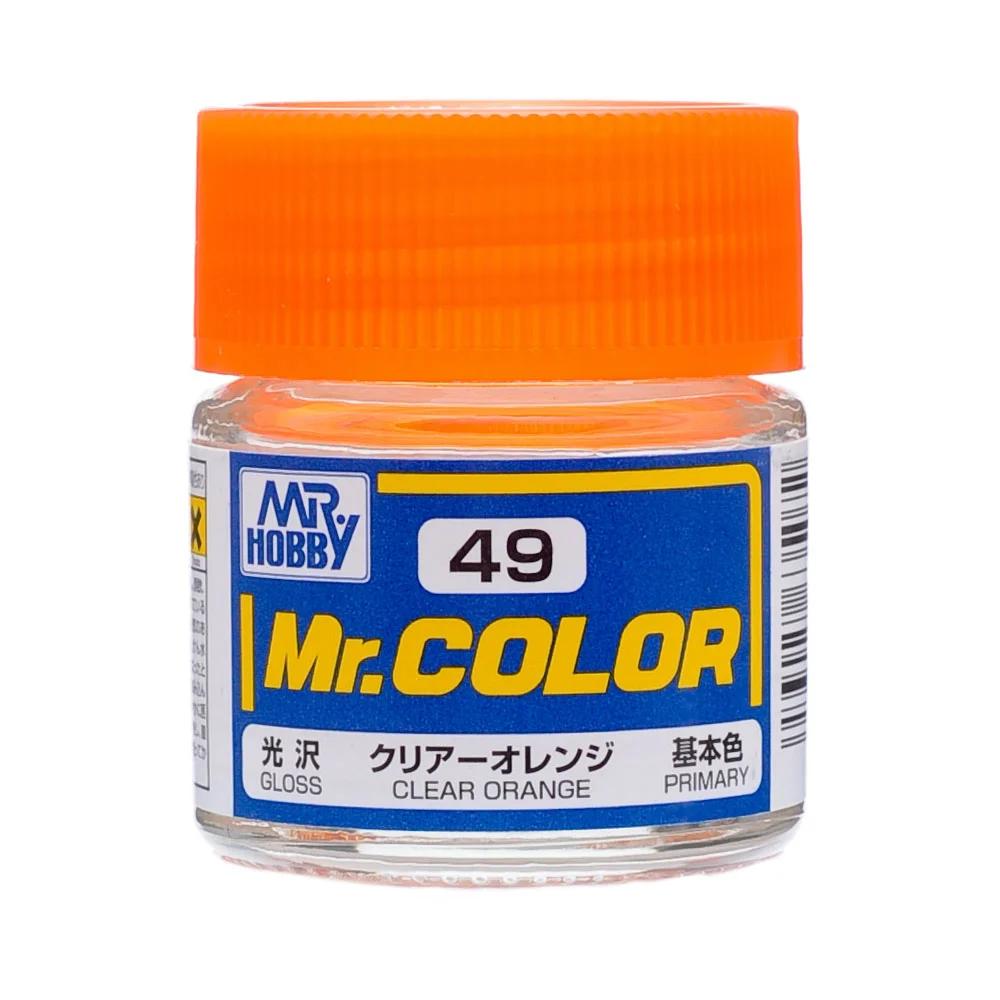 Mr. Hobby Mr. Color Clear Orange (C49) 10 ml — official product photo 1
