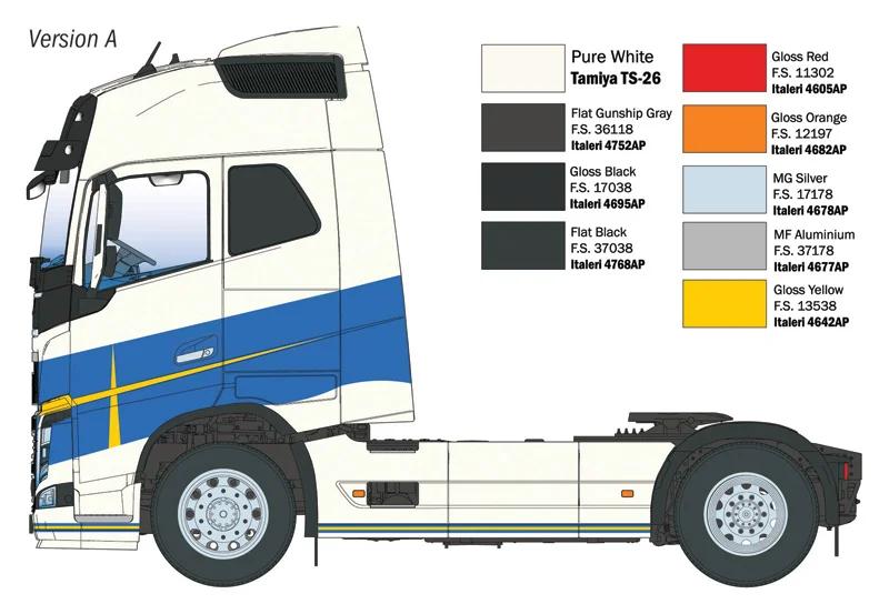Italeri 1/24 Volvo Fh16 Medium Roof — official product photo 3