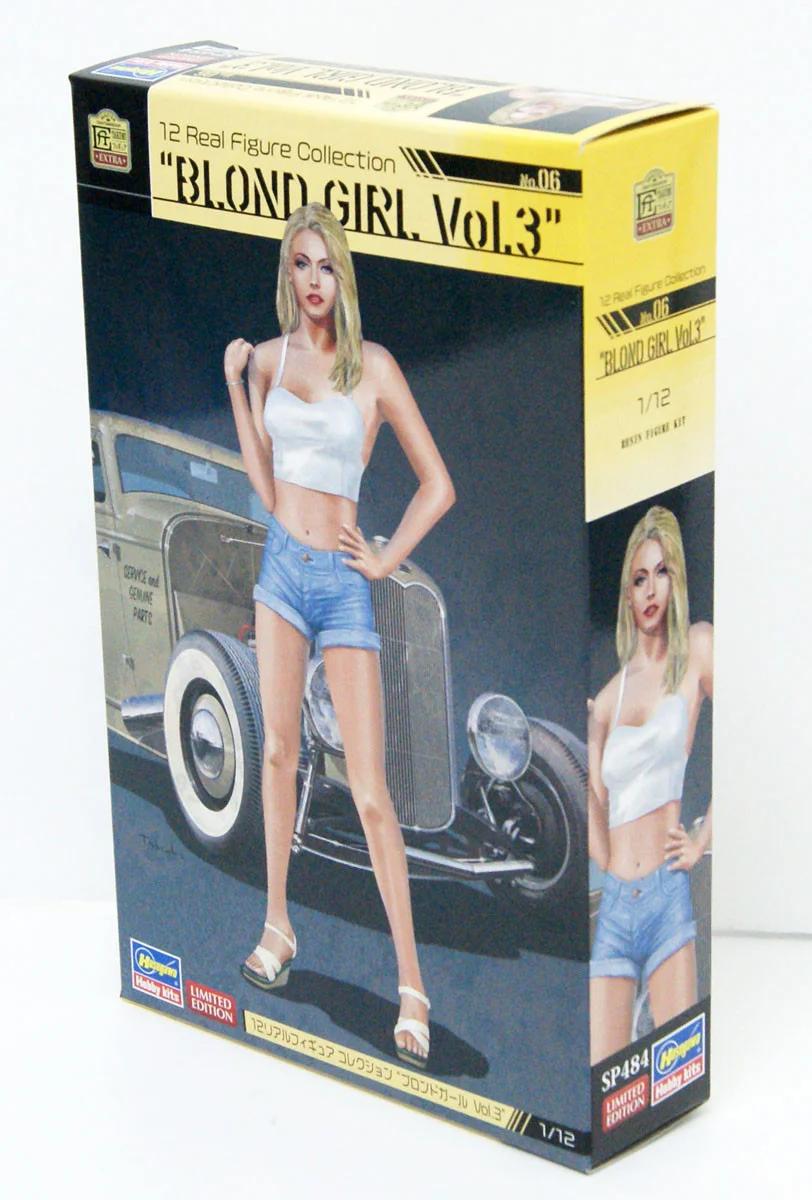 Hasegawa 1/12 12 Figure Collection 6 Blonde Girl Model Kit — official product photo 3
