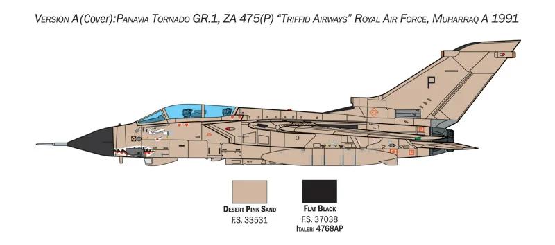 Italeri 1/48 War Thunder Tornado Gr 1 Ids Gulf Model Kit — official product photo 2