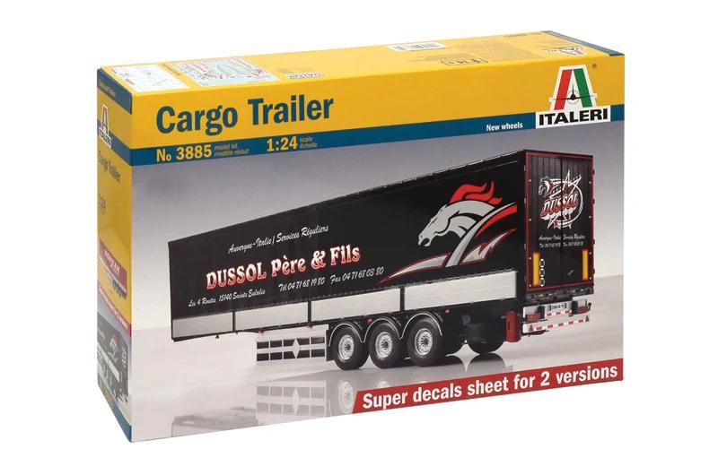 Italeri 1/24 Cargo Trailer Model Kit — official product photo 1