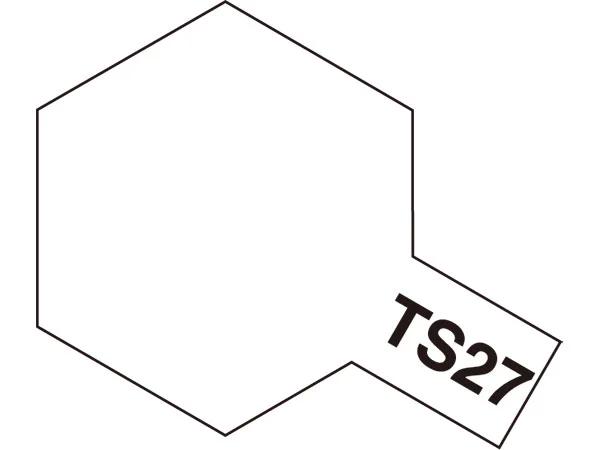 Tamiya Ts-27 Matte White Spray — official product photo 1