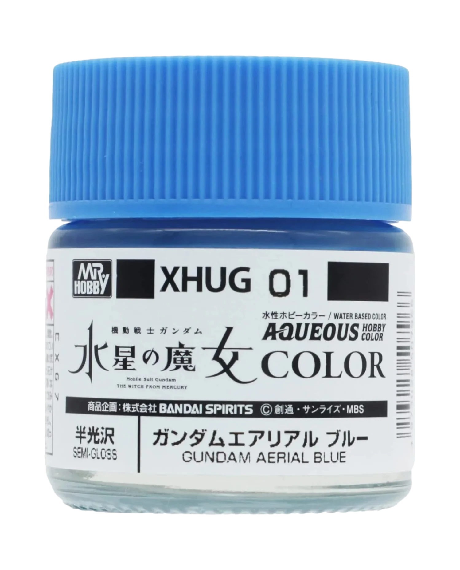 Mr. Hobby Aqueous Gundam Color XHUG01 Gundam Aerial Blue 10ml — product photo