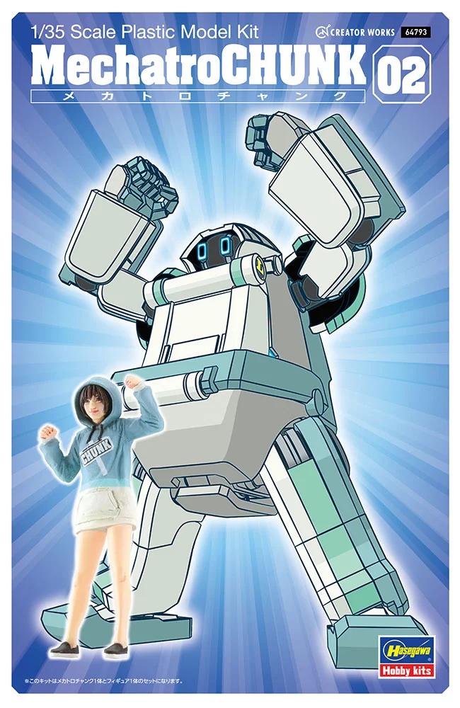 Hasegawa 1/35 Mechantro Chunk 2 Model Kit — box art