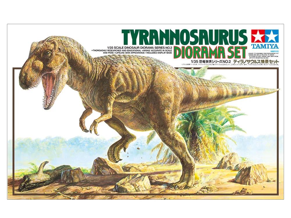 Tamiya Tyrannosaurus Diorama Model Kit — official product photo 1