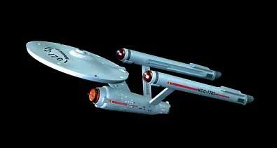 Polar Lights 1/1000 NCC-1701 U S S Enterprise Orig Model Kit — box art