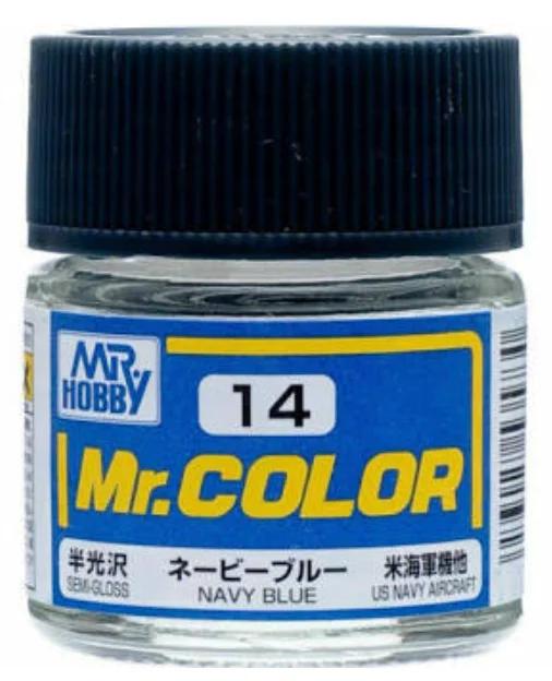 Mr. Color C14 Semi-Gloss Navy Blue 10ml — product photo