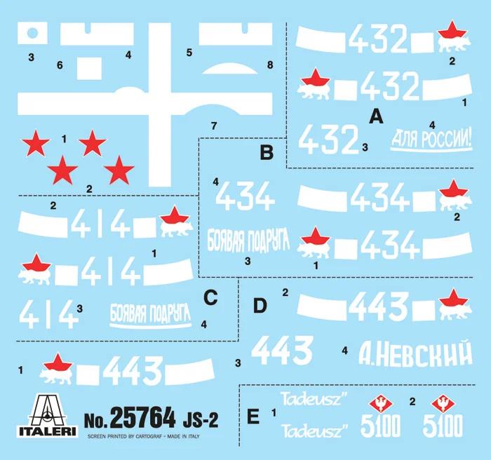 Italeri 1/56 JS-2 Stalin Model Kit — official product photo 2