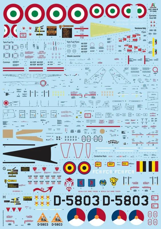 Italeri Tf104g Starfighter Aircraft 32 Model Kit — official product photo 4