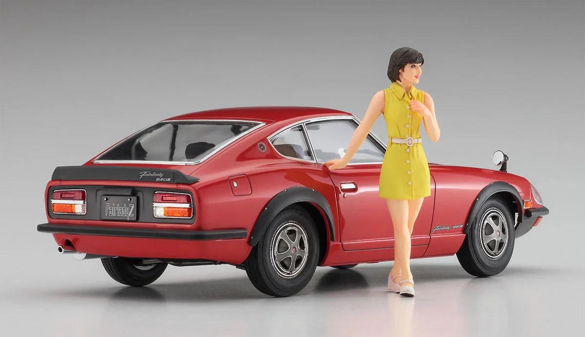 Hasegawa 1/24 Nissan Fairlady 240zg W Figure Model Kit — official product photo 2