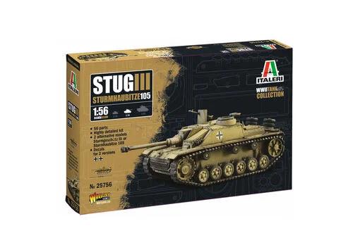 Italeri 1/56 Sturmgeschutz III Model Kit — box art