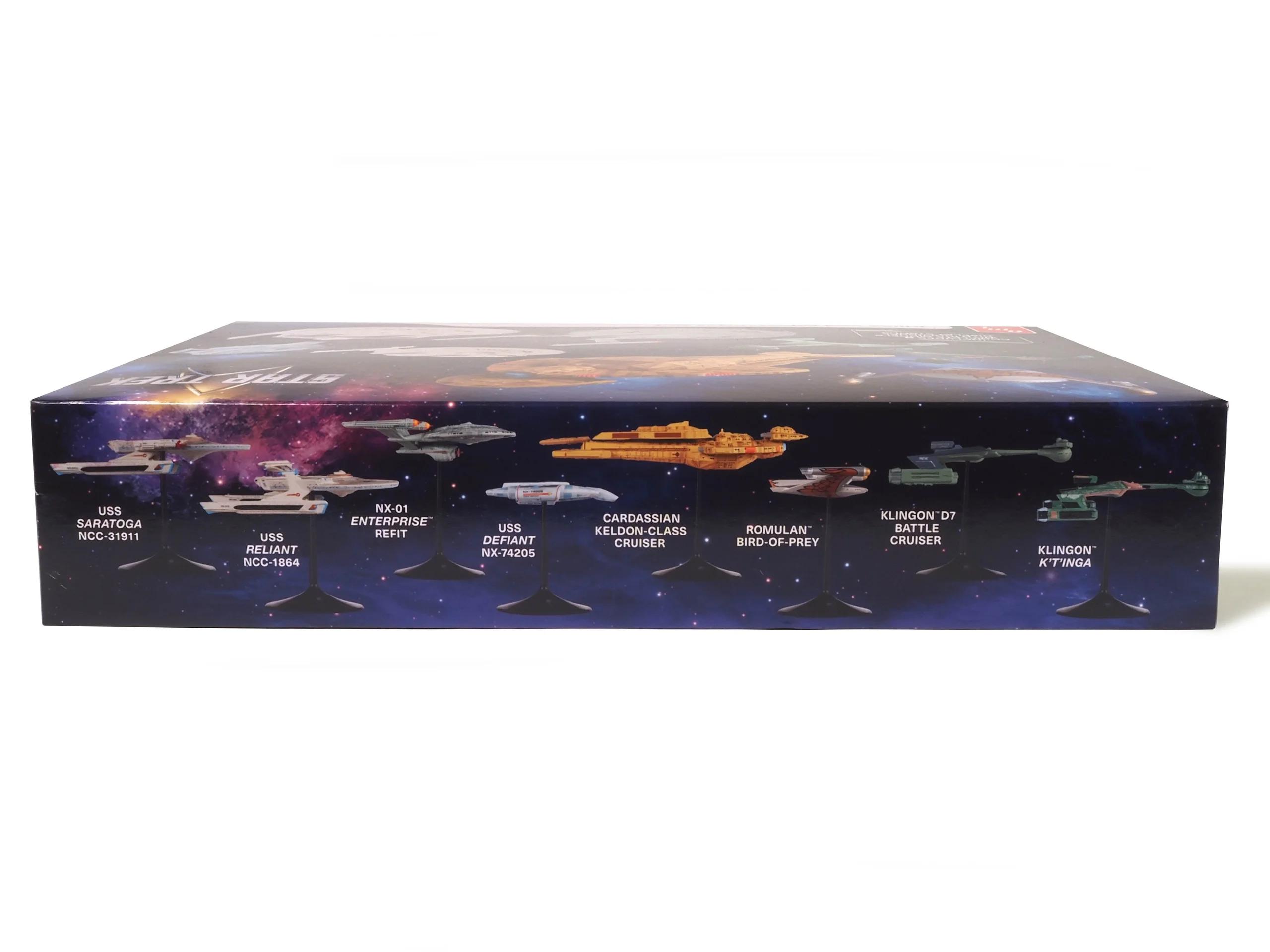 AMT Star Trek Adversaries Allies Ship Set Model Kit — official product photo 2