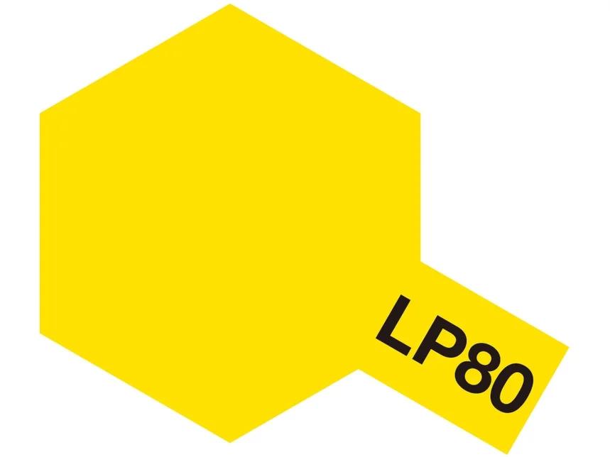 Tamiya LP-80 Lacquer Flat Yellow 10ml 6 3 00