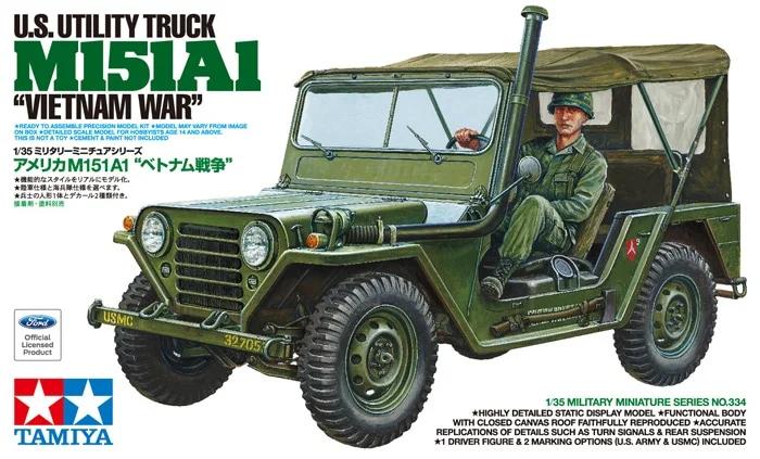Tamiya US Utility Truck M151a1 35 Model Kit — official product photo 1
