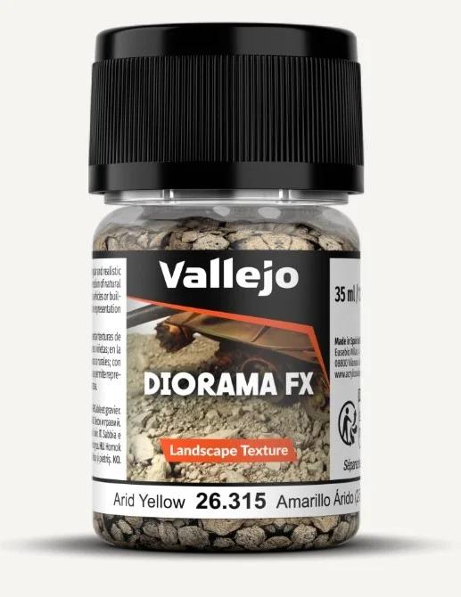 Vallejo Arid Yellow 2-5mm Landscape Diorama Fx — product photo