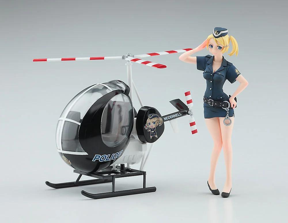 Hasegawa Egg Girls Collections 07 Amy Police Model Kit — official product photo 4