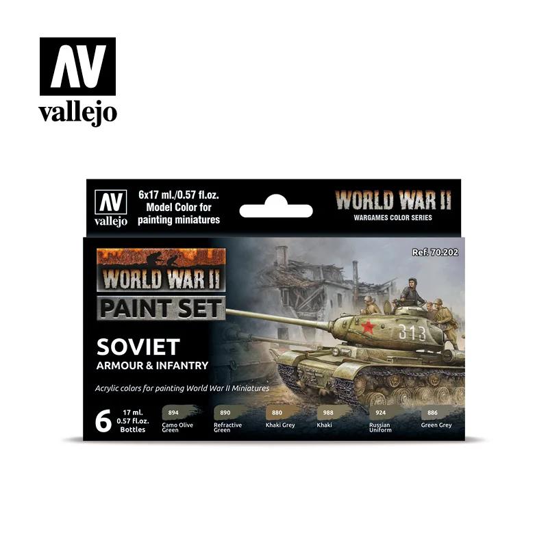 Vallejo Color Ww2 Rus Armor Inf Set 6 — product photo