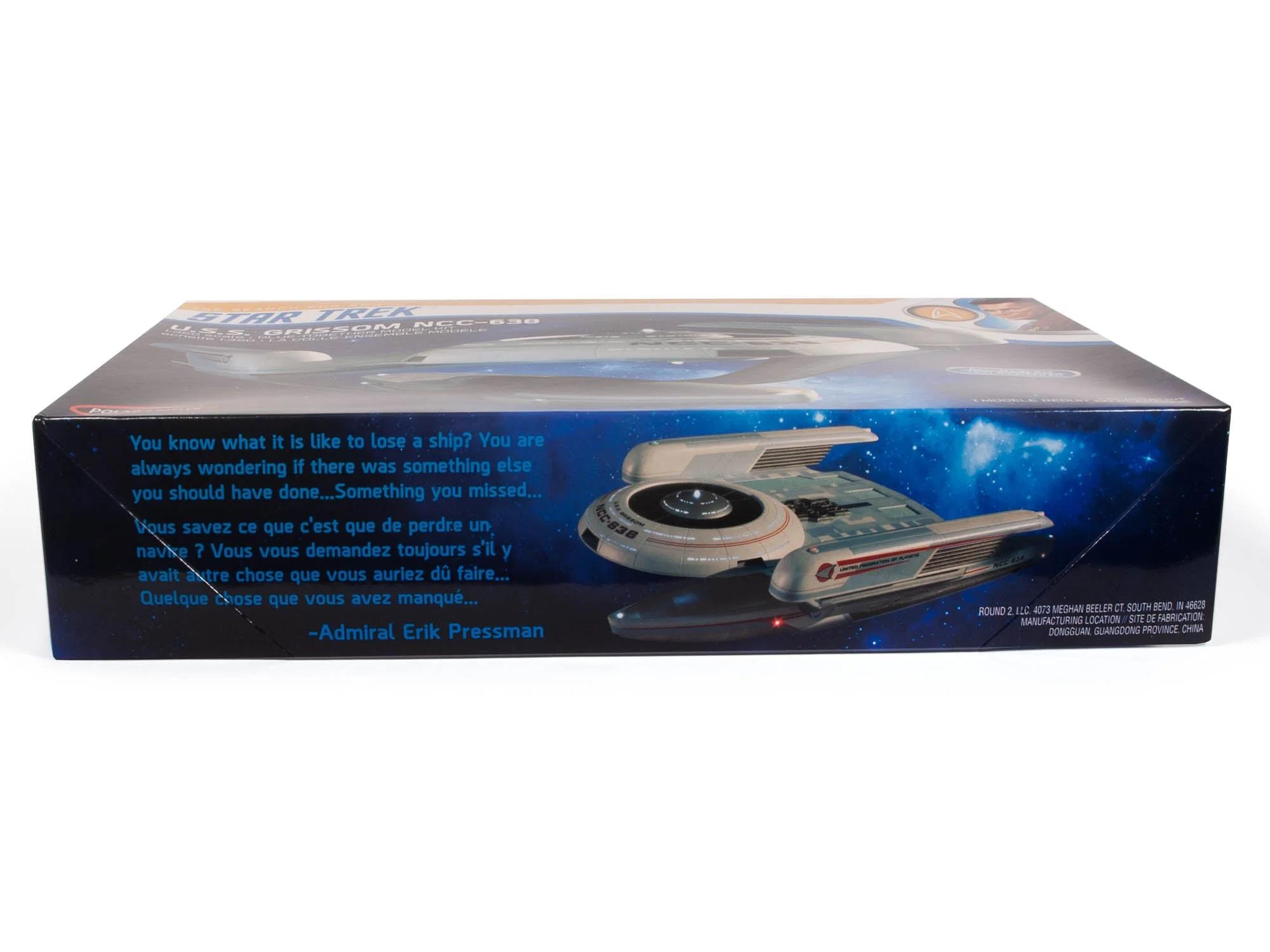 Polar Lights 1/350 Star Trek Uss Grissom Model Kit — official product photo 3