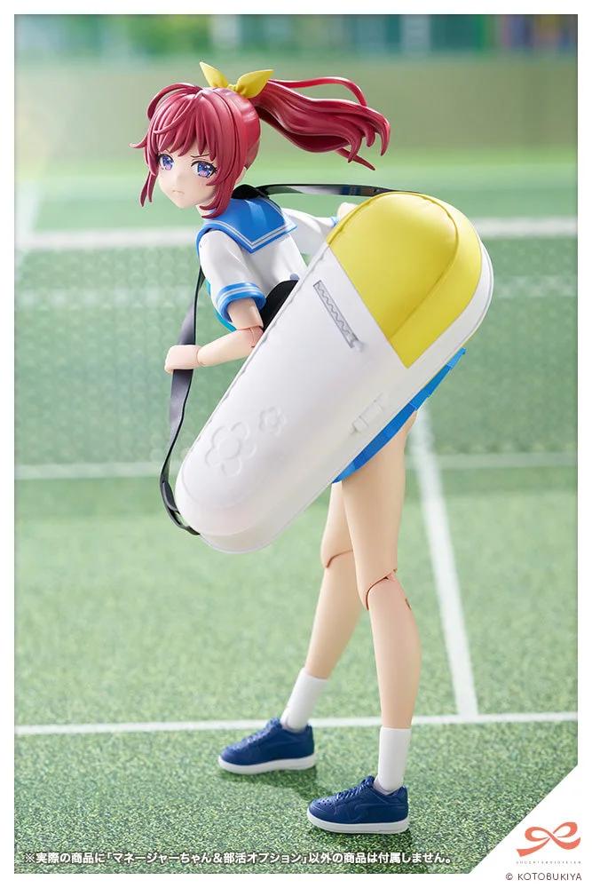 Sousai Shojo Teien Club Manager & Sporting Goods 1/10 Scale Model Kit — official product photo 1