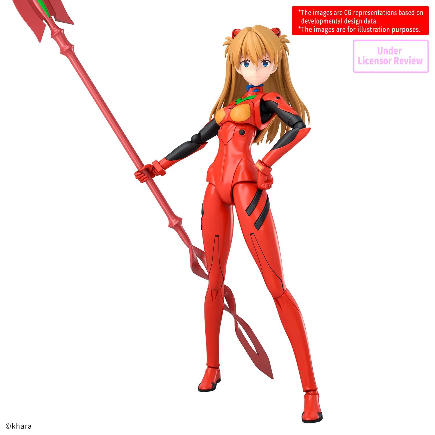Bandai 30mp Asuka Shinkinami Langley Plug Model Kit — official product photo 1