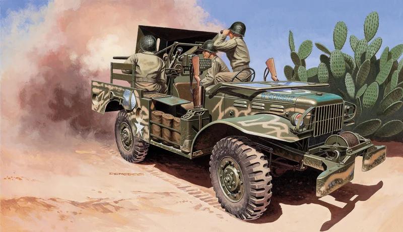 Italeri M6 Dodge Anti-tank Army Trk 35 Model Kit — official product photo 1