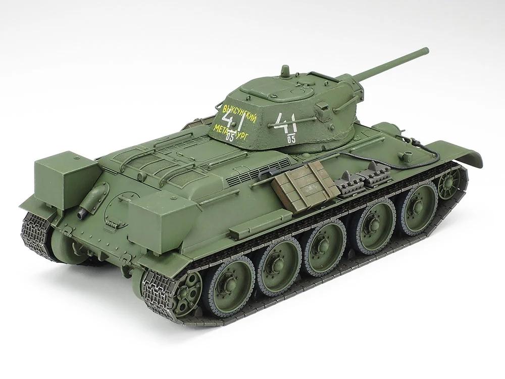 Tamiya 1/48 Russian T34 76 1941 Cast Model Kit — official product photo 1