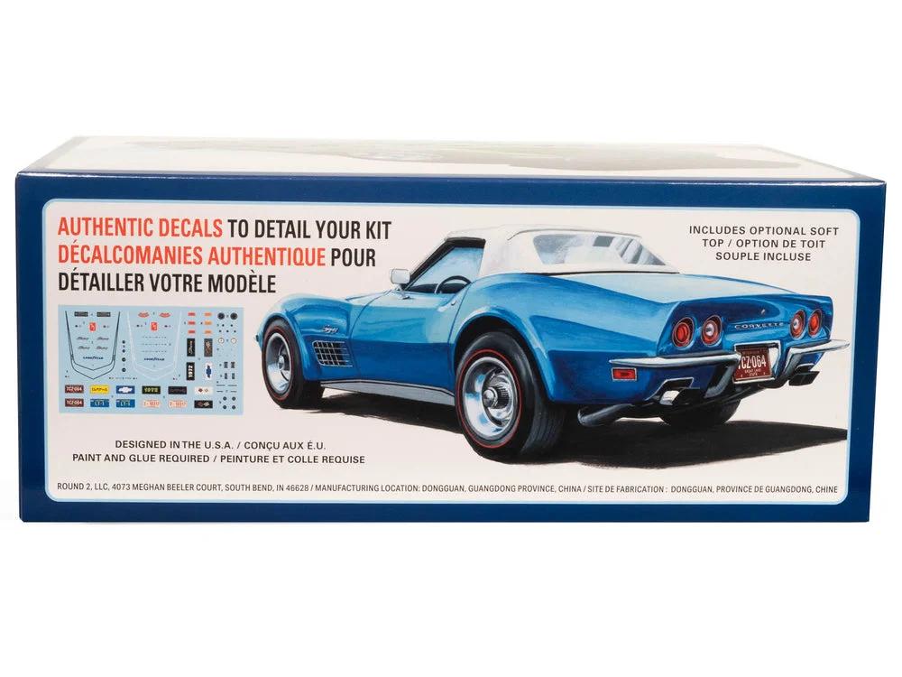 AMT 1/25 72 Chevy Corvette Roadster Model Kit — official product photo 3