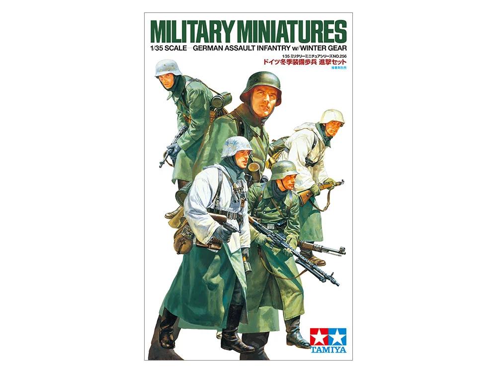 Tamiya German Assault Infantry Winter Model Kit — official product photo 1