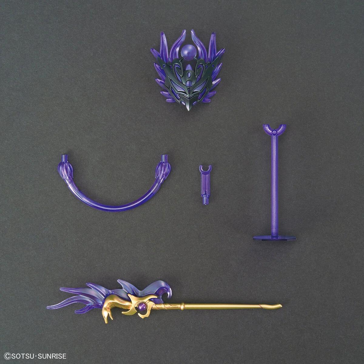 Bandai SD 15 Cleppatra Qubeley Dark Mask Model Kit — official product photo 6