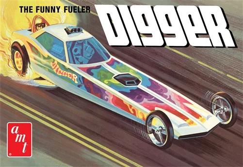 AMT Digger Drgstrfoolerfueler 25 Model Kit — box art