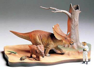 Tamiya Chasmosaurus Diorama Model Kit — box art