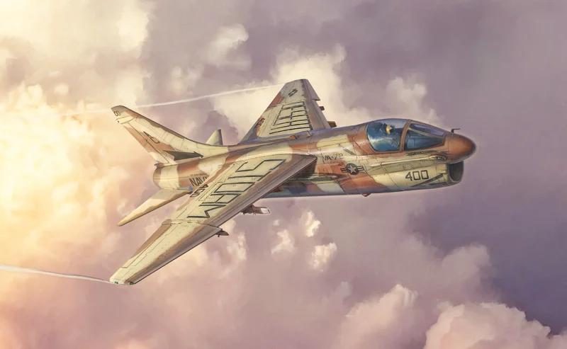 Italeri 1/48 A-7E Corsair II Model Kit — official product photo 1