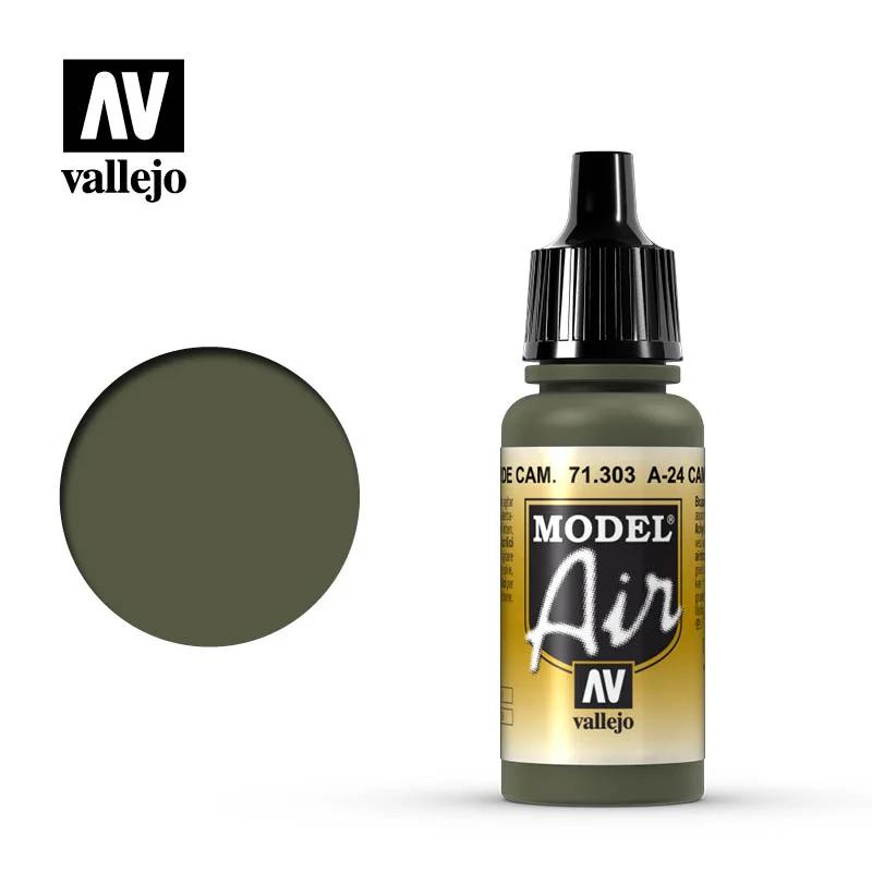 Vallejo Air A24m Camouflage Green 6pk