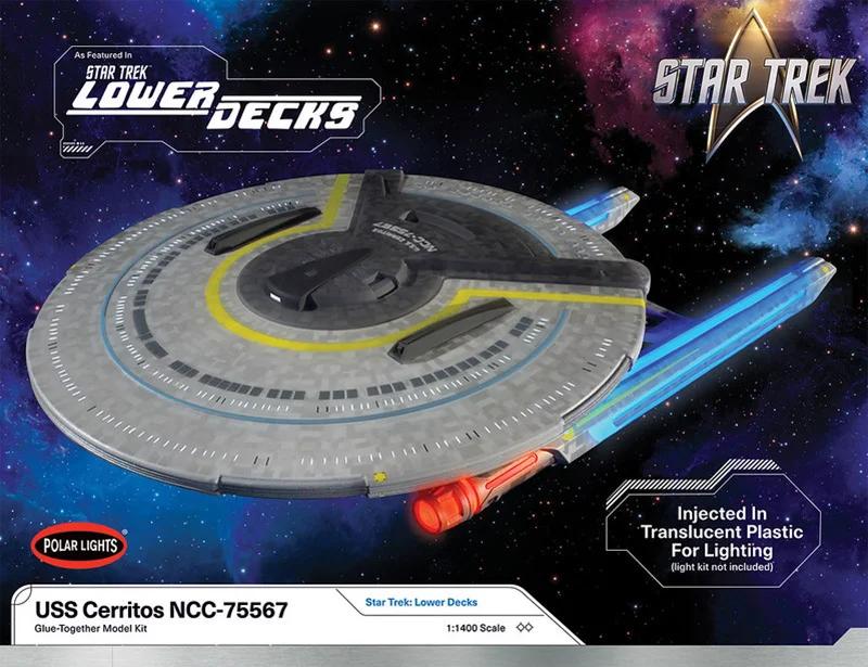 Polar Lights 1/1400 St Lower Decks Uss Cerritos Model Kit — box art