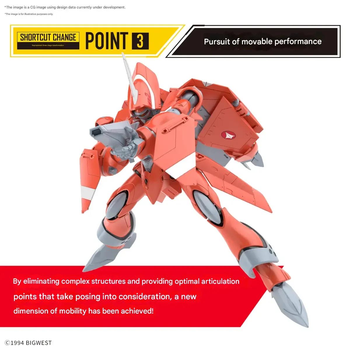 Bandai 1/144 HG VF-22S Sturmvogel II Milia Farina Model Kit — product photo 6